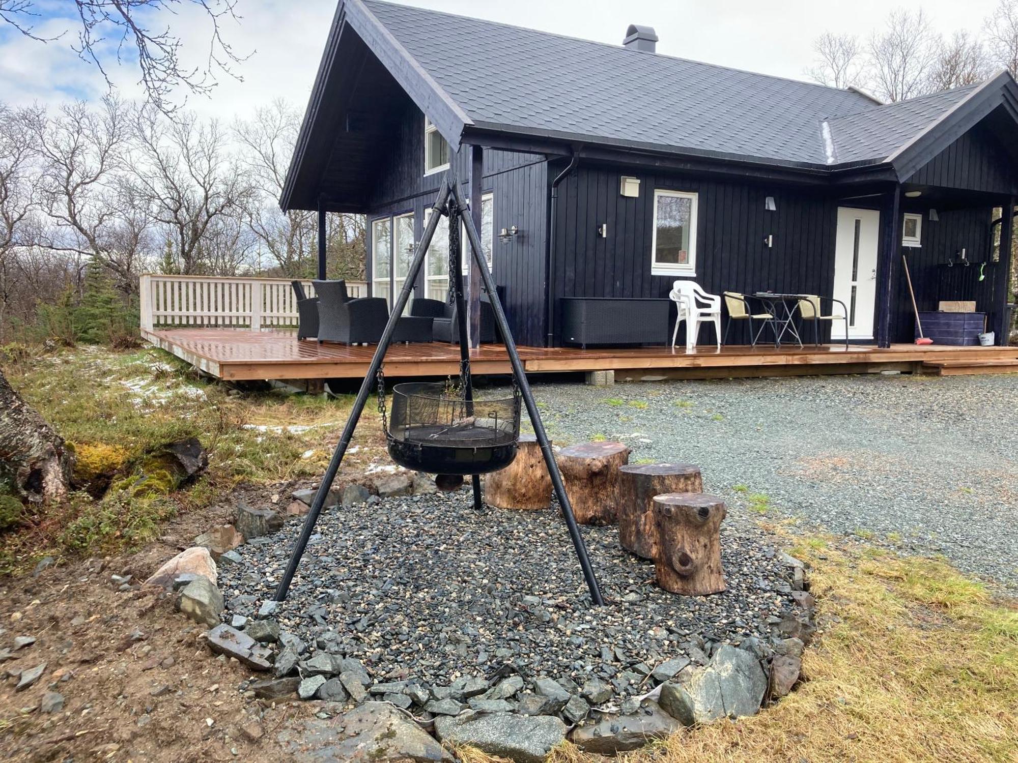 Vila Karistua Hansnes Exteriér fotografie